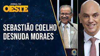 Sebastião Coelho detona arbitrariedade de Moraes contra Eduardo Bolsonaro: 'Cara de pau'