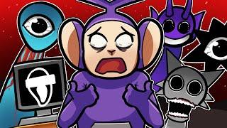 ESCAPE FROM SPRUNKI PHASE 666! | Tinky Winky Plays: Sprunky Phase 1-9