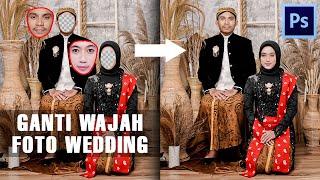 TUTORIAL FACE SWAP FOTO WEDDING DI PHOTOSHOP