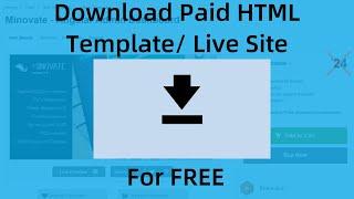 How to download source code of website: Download paid html template for free | Learn in 4 mins