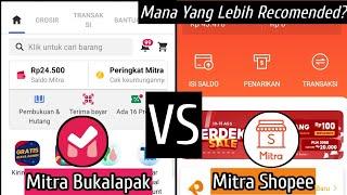 Review Mitra Shopee VS Mitra Bukalapak | Mana Yang Lebih Bagus ?