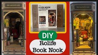 Rolife BookNook & Wonderland Bookstore #diy #rolife #craft