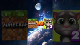 Minecraft Vs My talking tom #minecraft #mytalkingtom #shorts