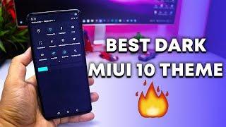 Premium DARK MIUI 10 Theme for XIAOMI Phone | Amazing Dark MIUI 10 Theme