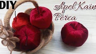 cara membuat hiasan buah apel dari kain perca|| how to make decorative apples from patchwork