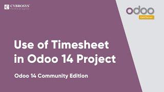 Use of Timesheet in Odoo 14 Project