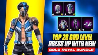 NEW GOLD ROYAL TOP 20 GOD LEVEL DRESS COMBINATION NO TOP UP DRESS COMBINATION MAD HYPER GAMING