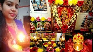 How to make simple lakshmi pooja at home tutorial in kannada #dailypooja #lakshmipooja