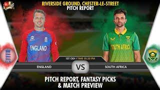 Riverside Ground Chester-le-Street Pitch Report| England vs South Africa Preview| ENG vs SA Dream11