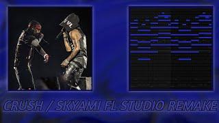 [99% ACCURATE] How "SKYAMI / CRUSH" by Playboi Carti & Travis Scott was made + FLP & PRESETS