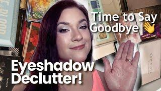 EYESHADOW PALETTE DECLUTTER! Curating My Eyeshadow Palette Collection