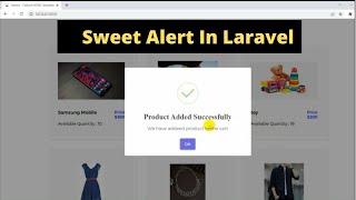 Laravel How to Add Sweet Alert Message in Laravel | Confirmation with SweetAlert Complete SweetAlert