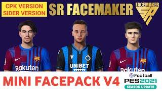 MINI FACEPACK V4 | PES 2021| SR FACEMAKER