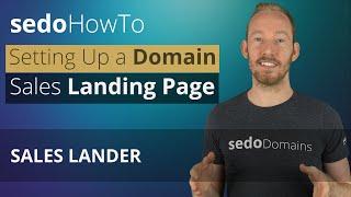 How To Set Up A Domain Sales Landing Page at Sedo