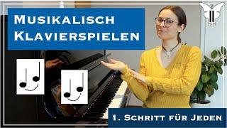 Klaviertechnik 2-Ton-Phrasierung | Der erste Schritt für musikalisches Klavierspiel