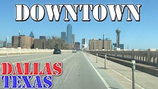 Dallas - Texas - 4K Downtown Drive