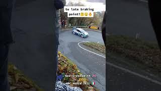 Gus Greensmith on the Limit at this U turn#shorts #drift #fiesta #motor #race #rally #wrc