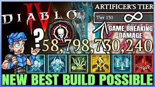 Diablo 4 - New Best 50 BILLION Damage Every Hit Necromancer Minion Build - PERFECT Pit Push - Guide!