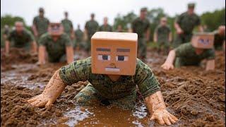 Private Carl joins the Minecraft Marines