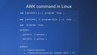 Awk command in Linux with examples