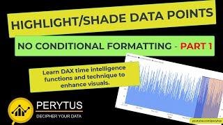 Learn DAX techniques to highlight or shade data points in the visuals - Time Intelligence Power BI