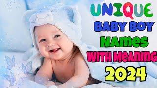 Baby Boy names 2024 || Unique and New Baby Boy names || Baby boy name || Baby names 2024