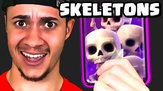 Can You Beat Clash Royale With ONLY Skeletons?