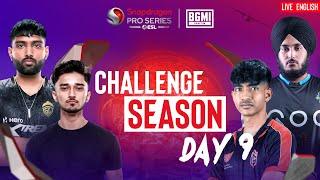 [EN] BGMI Snapdragon Mobile Challenge Season Day 9 | Season 6 India