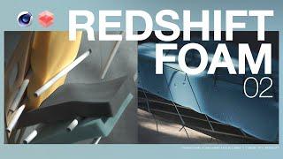 Volume Foam Material in Redshift (Redshift Foam 2)