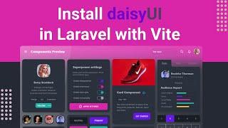 How to use DaisyUI in Laravel with Vite