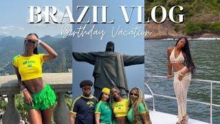 BRAZIL TRAVEL VLOG  | Exploring Rio, Christ the Redeemer, Selaron Steps, Private Boat & MORE!