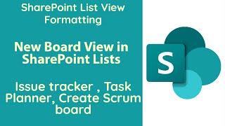SharePoint Lists Board View - Manage Tasks Dashboard