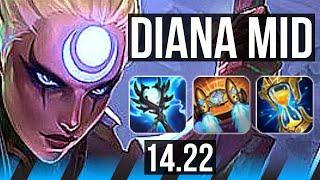 DIANA vs VEX (MID) | KR Master | 14.22