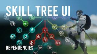 Unreal Engine 5 - Skill Tree UI - Dependencies Between Skills - Action RPG #161