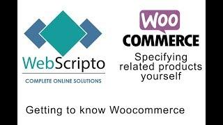 Setting up related products in Woocommerce