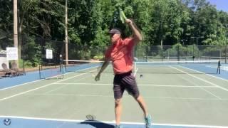 Tennis Tips: The Toe Spring Serve