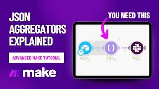 How to use the JSON AGGREGATOR in Make (Integromat) to send data to an API
