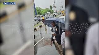 #CHIVIDO2024: Ooni Ofi Ife Arrives At Venue Of Davido, Chioma's Wedding