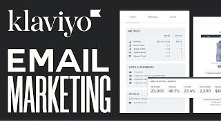 Klaviyo Email Marketing (2024) | Step by Step Tutorial