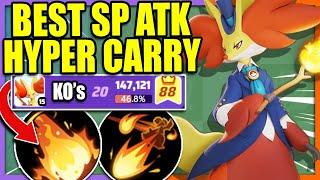This DELPHOX BUILD is the BEST SPECIAL ATTACK HYPER CARRY | Pokemon Unite