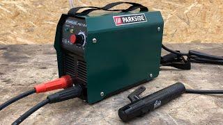 Lidl PARKSIDE ® PISG 120 A2 Stick Welding Machine Unboxing and Test / MMA Elektrodenschweißgerät