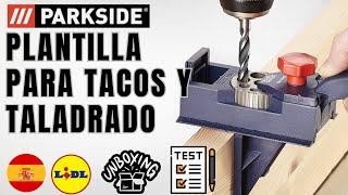 PLANTILLA PARA TACOS Y TALADRADO PARKSIDE KWB GERMANY ESPAÑA ESPAÑOL LIDL