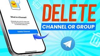 How To Delete Telegram Channel/Group on iPhone | Delete Telegram Channel Permanently