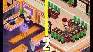 Idle Restaurant Tycoon! MAX LEVEL Noodle Palace, Bar, Rare Food Room, Karaoke Room EVOLUTION! Part 2