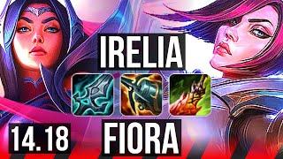 IRELIA vs FIORA (TOP) | 6 solo kills, Legendary, 1100+ games, 16/3/0 | BR Master | 14.18