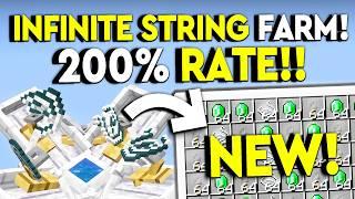 BEST 1.21! INFINITE STRING EMERALD FARM Minecraft Tutorial - NEW!