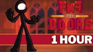 ENCOUNTER - FNF 1 HOUR Perfect Loop (VS DOORS l Rush, Seek, Halt, Timothy Roblox DOORS 1 to 100)
