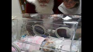 Santa Visits the NICU - MedStar Franklin Square Medical Center