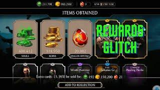 This NEW REWARDS GLITCH IS INSANE! Unlimited Souls and Dragon Krystal’s in Mortal Kombat Mobile