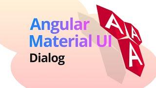 Angular Material UI: Dialog